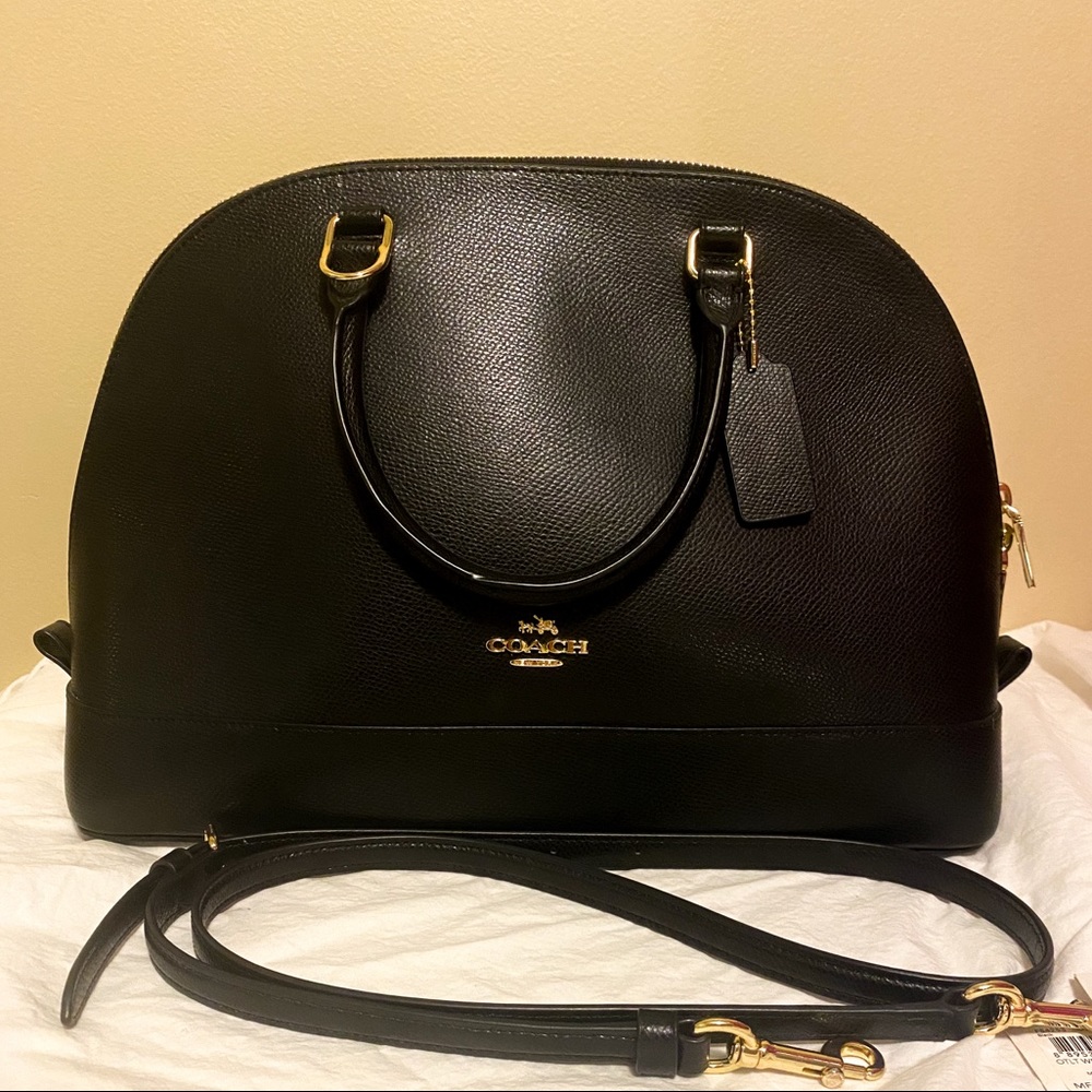 Coach Dome Crossbody Black Handbag